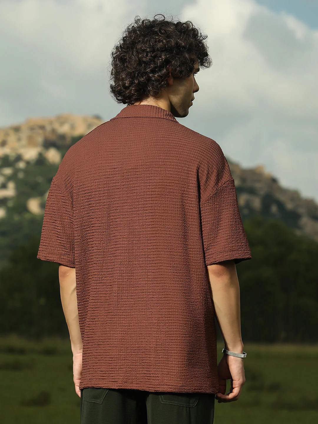 Tactile-Utility Oversized Shirt - Image 4