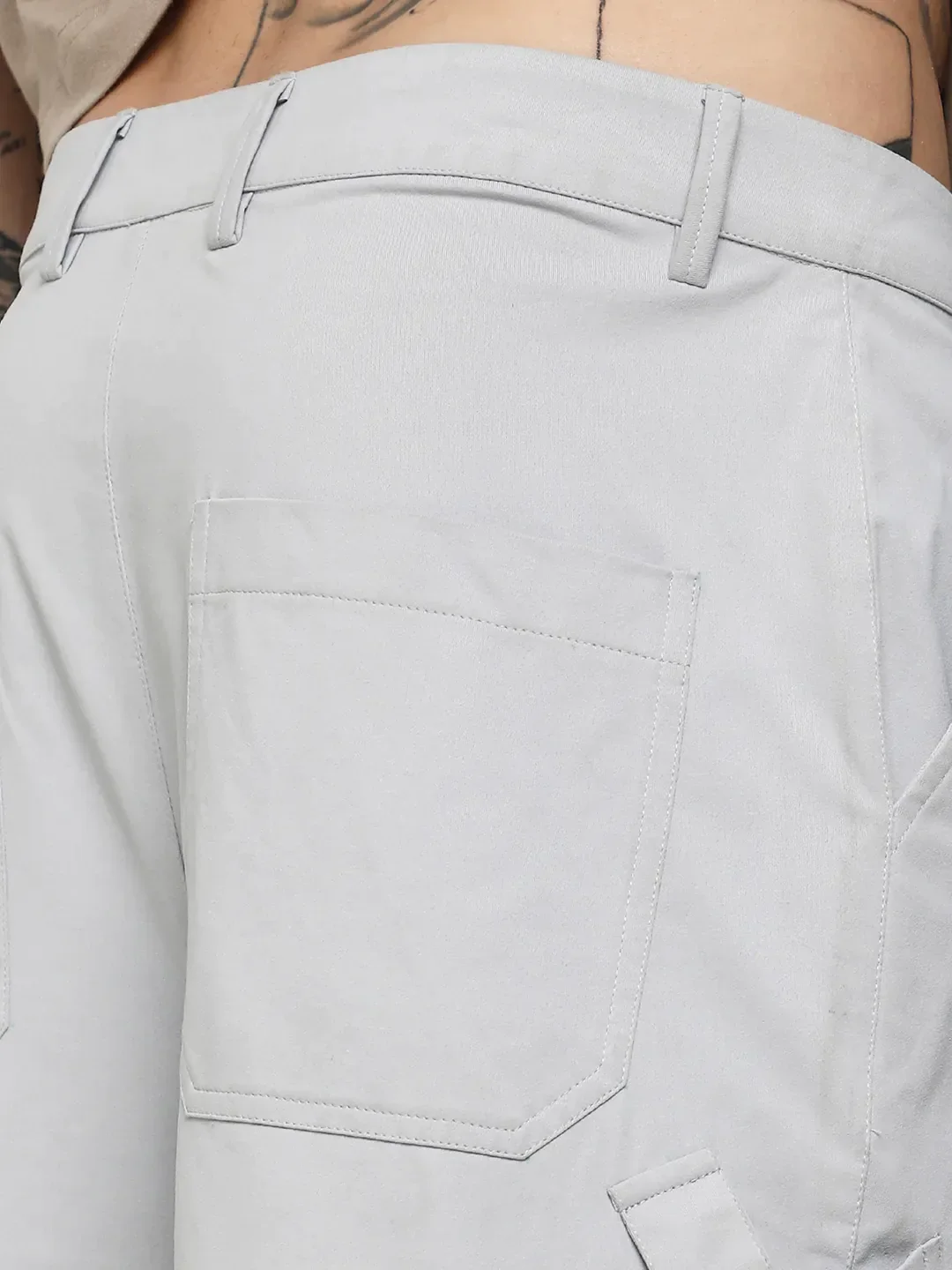 Asymmetrical Parachute Trousers - Image 8