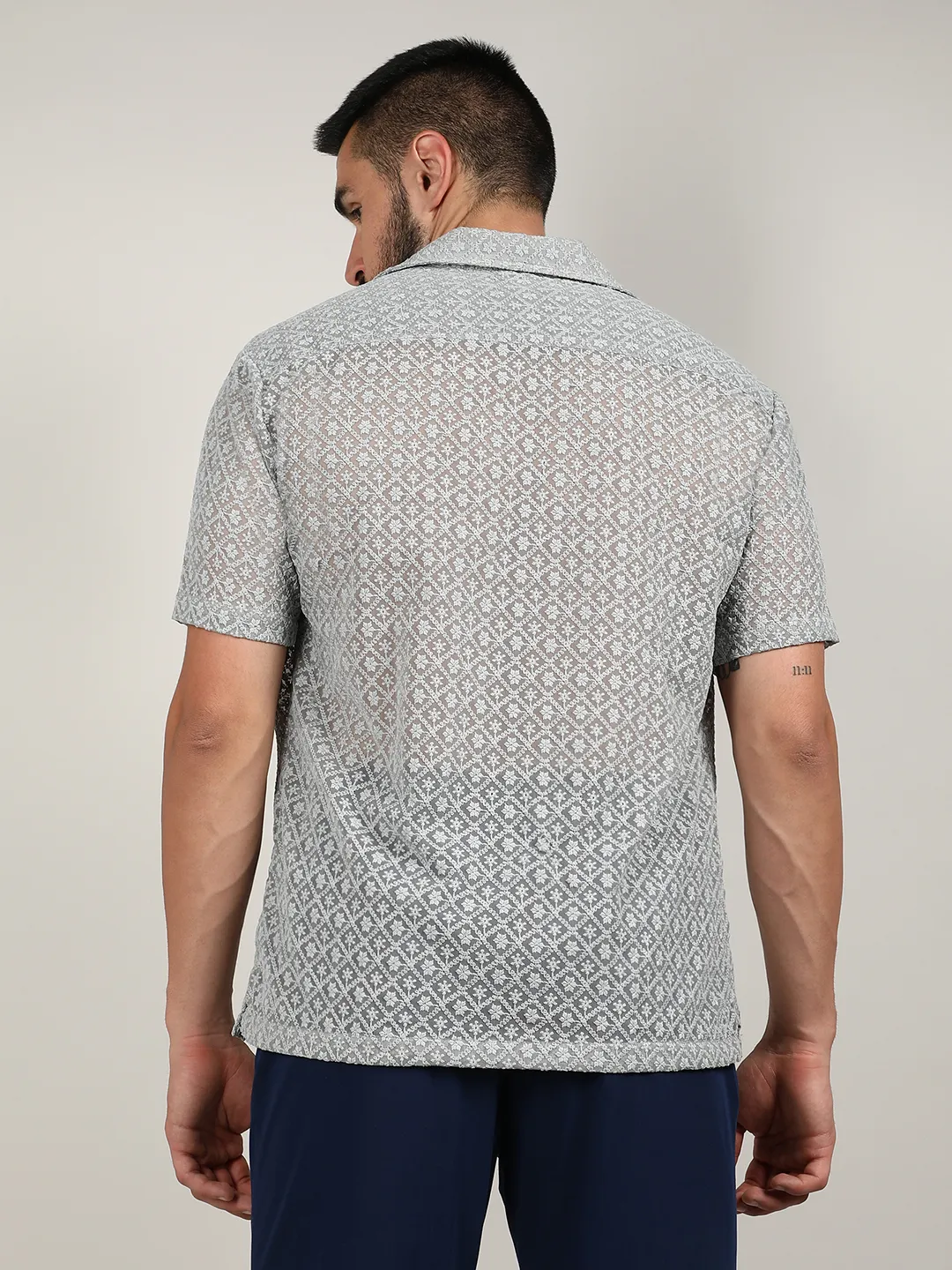 Floral Embroidered Shirt - Image 3