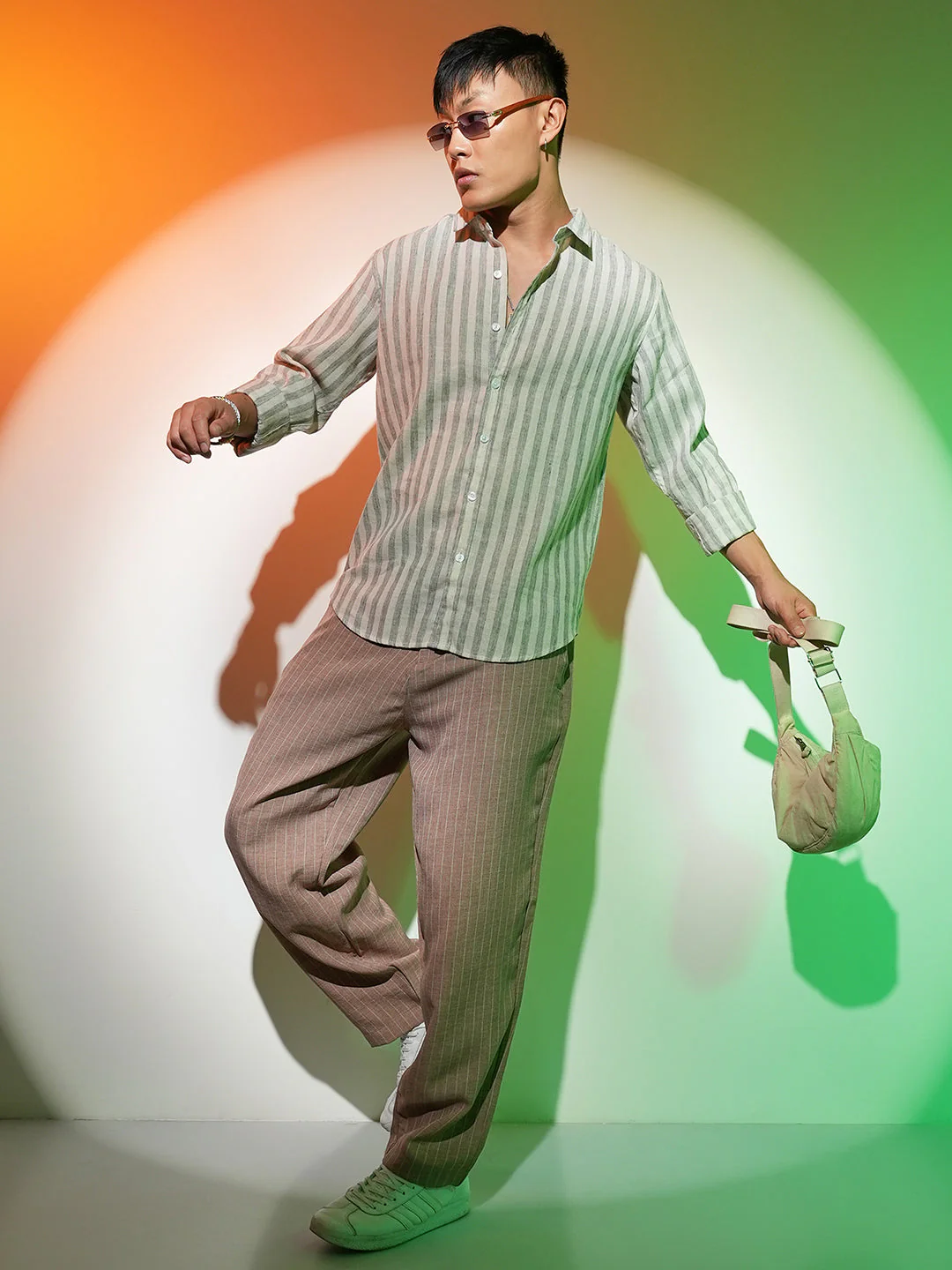Heathered-Stripe Shirt - Image 6