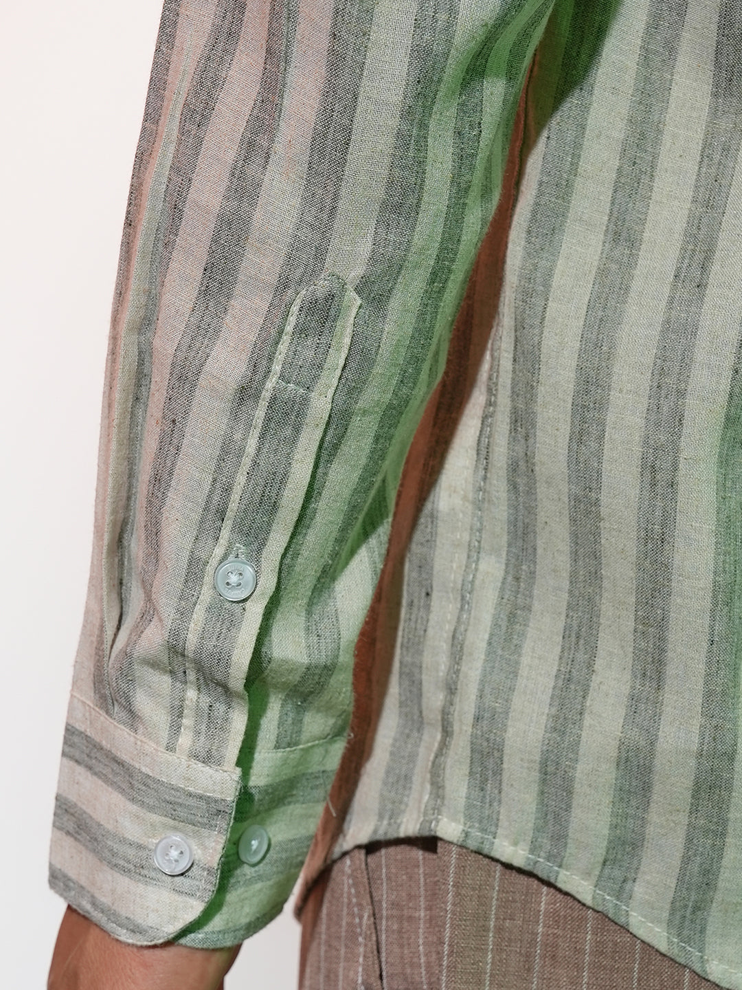 Heathered-Stripe Shirt - Image 8