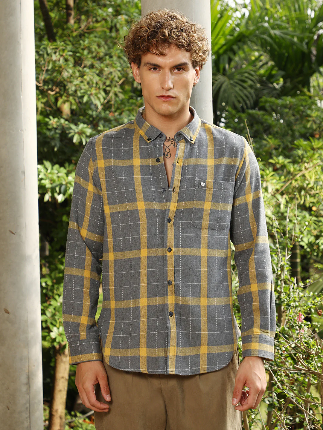 Bi-Check Regular Shirt - Image 2