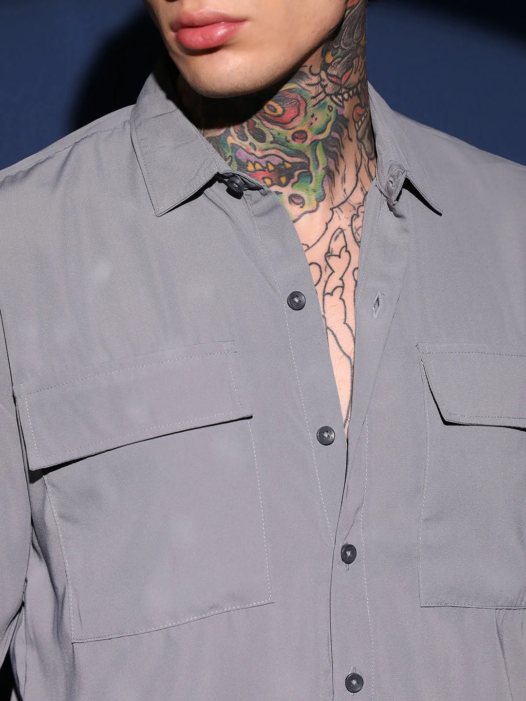 Oversized Utility Shirt - Image 7