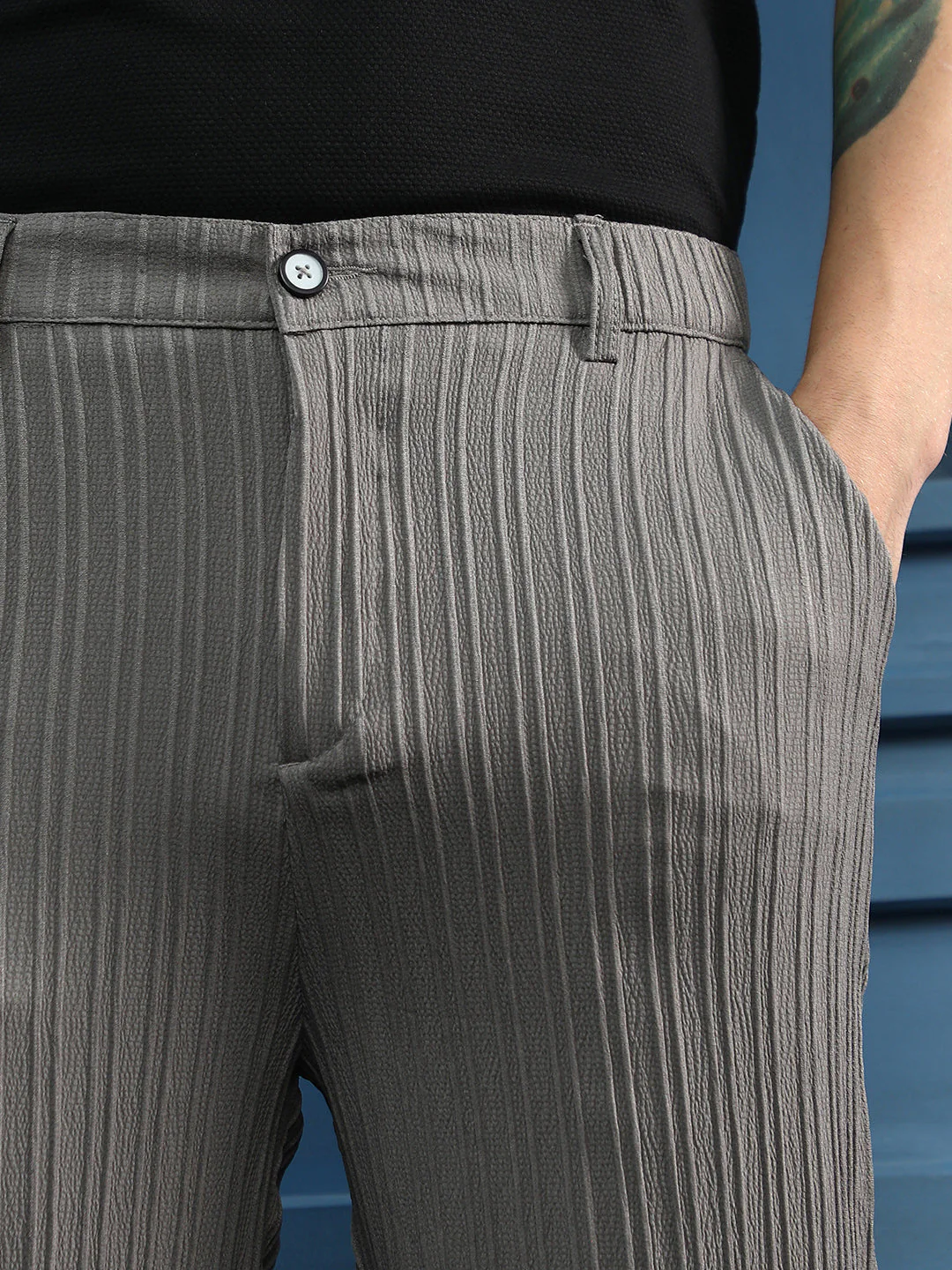 Pin-Tactile Chino Trousers - Image 7