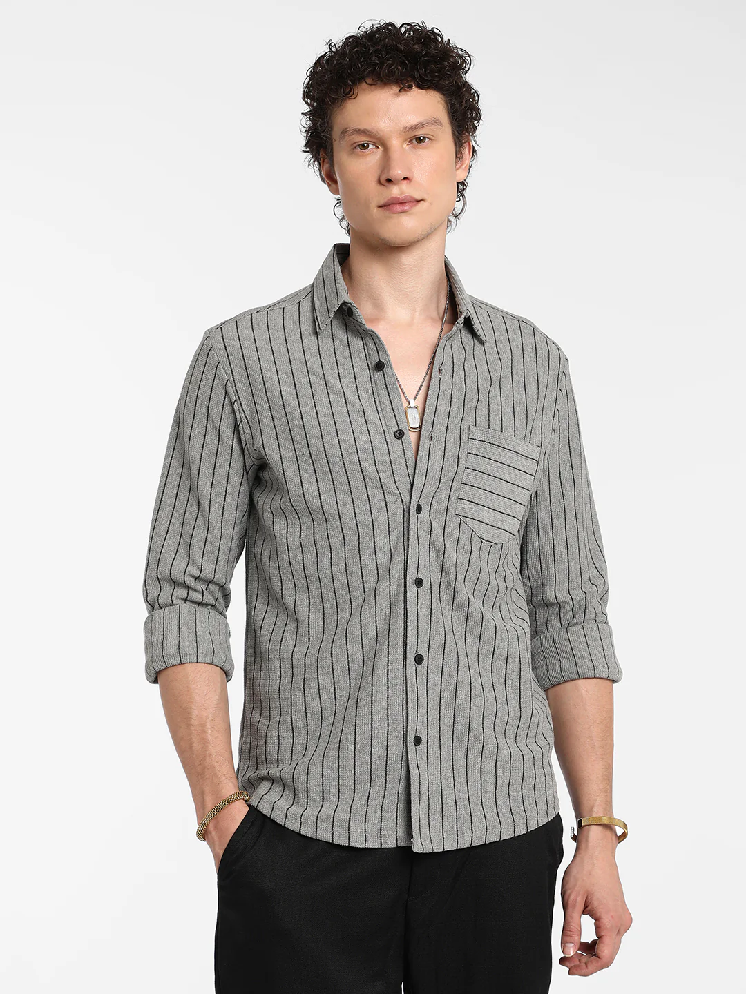 Pinstriped Shirt - Image 10
