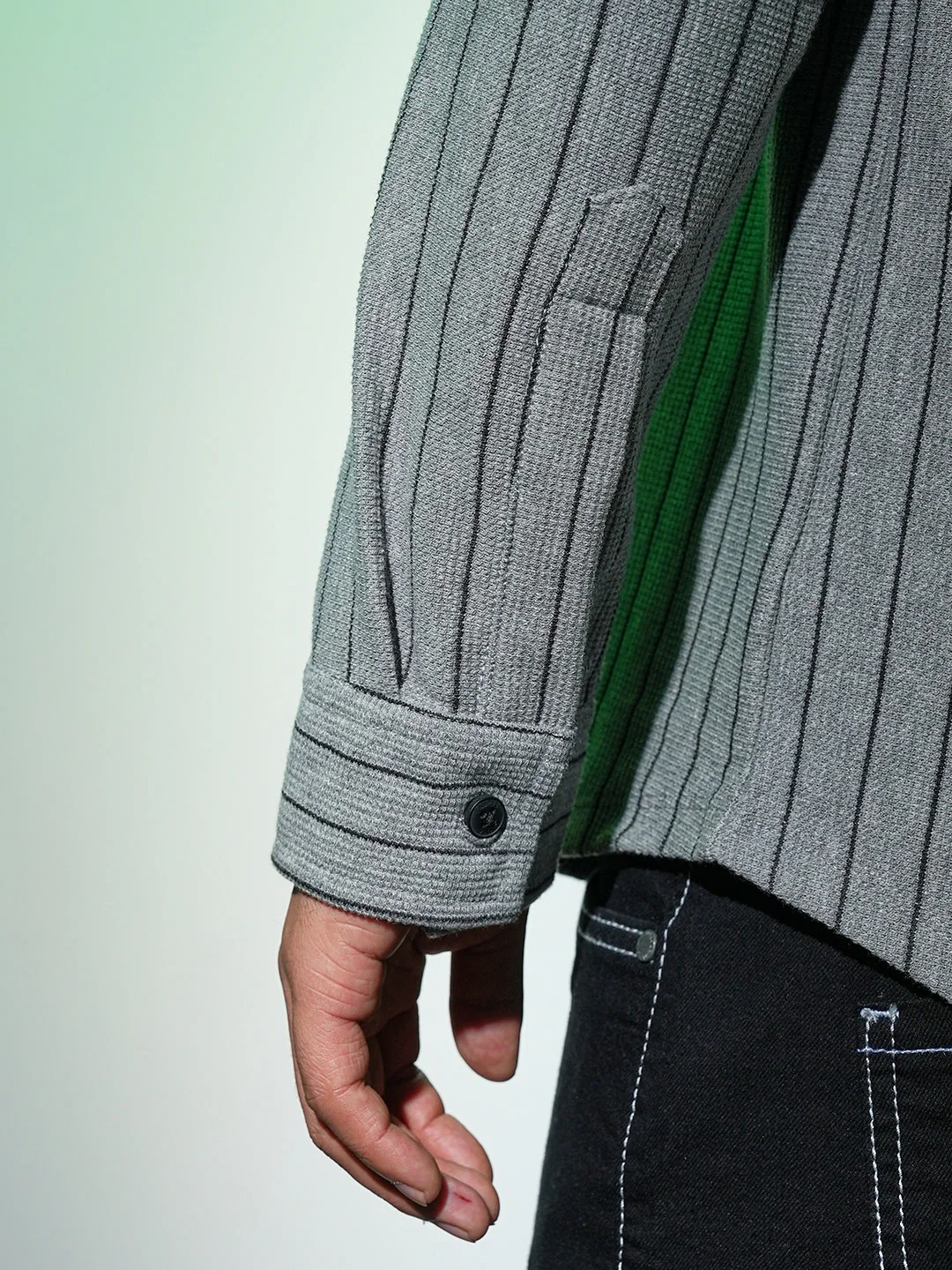 Pinstriped Shirt - Image 8