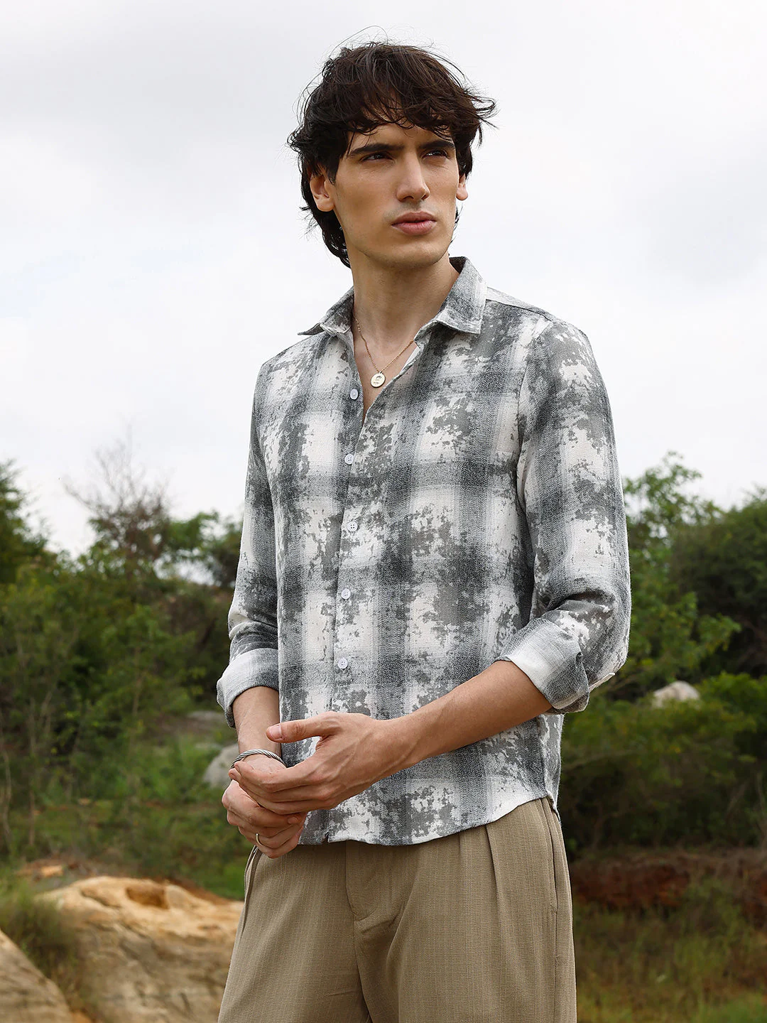 Splash Check Shirt - Image 3