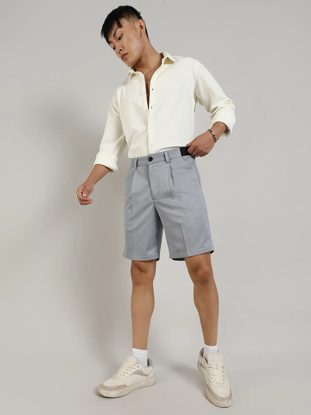 Tailored Straight-Fit Shorts - Image 5
