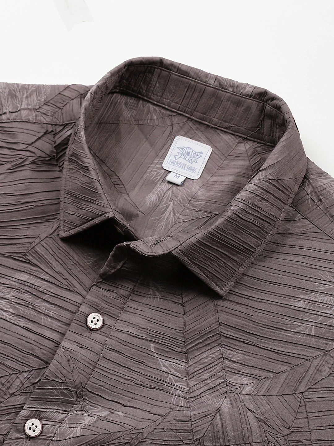 Twig-Imprint Foliage-Tactile Shirt - Image 8