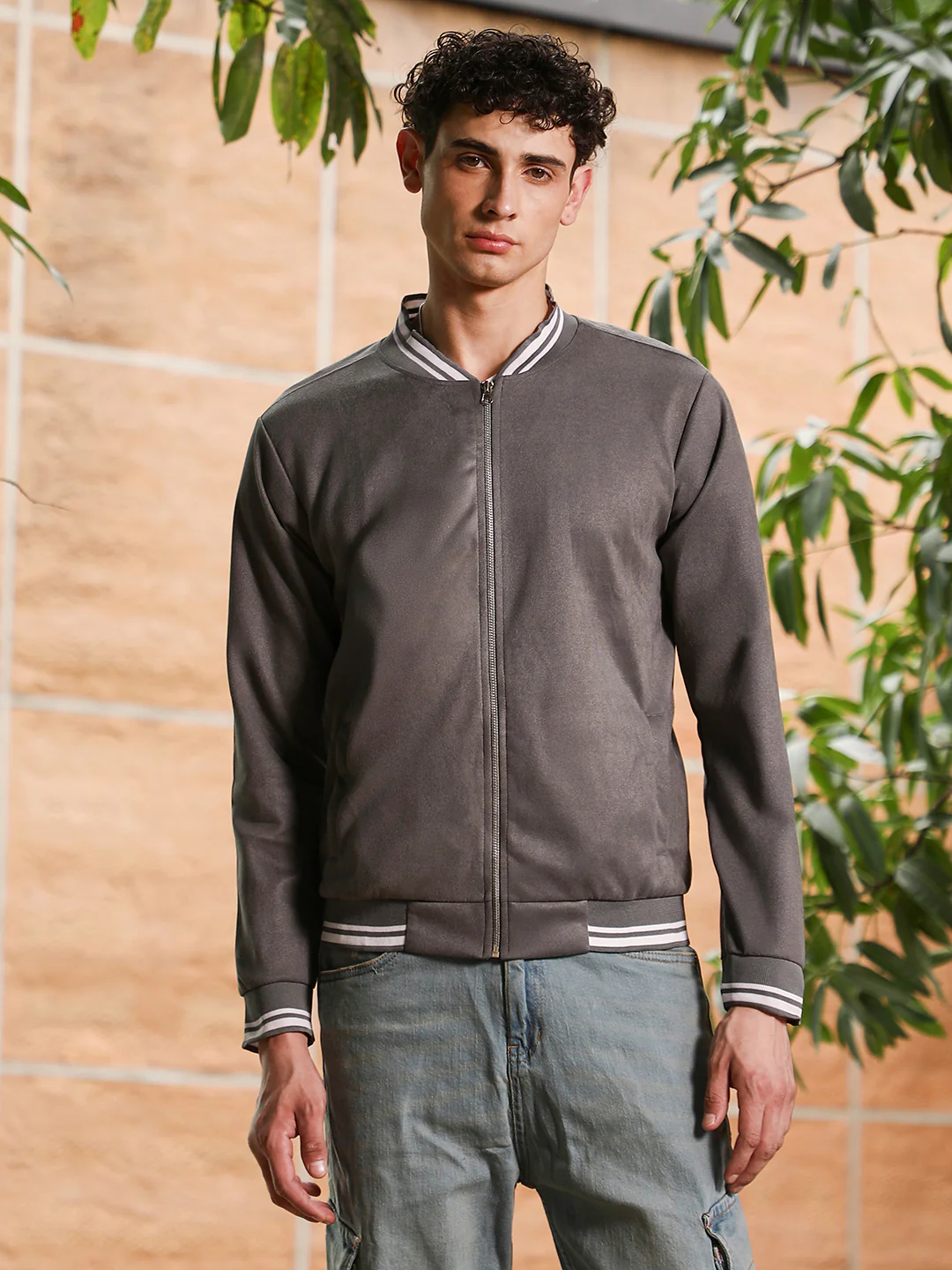 Zip-Front Baseball Jacket - Image 10