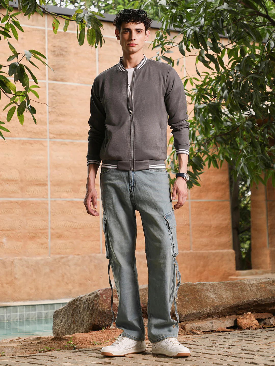 Zip-Front Baseball Jacket - Image 14