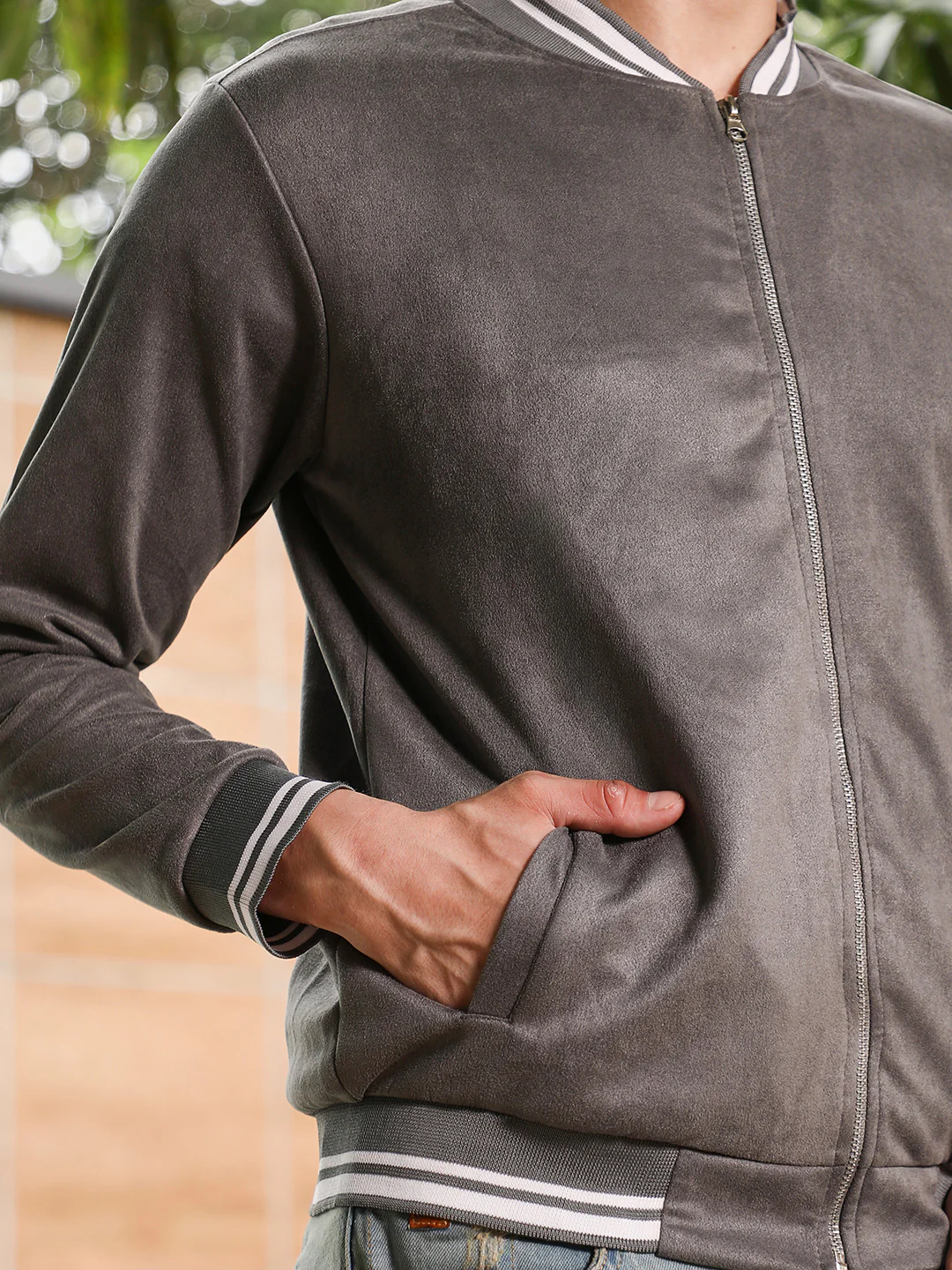 Zip-Front Baseball Jacket - Image 16