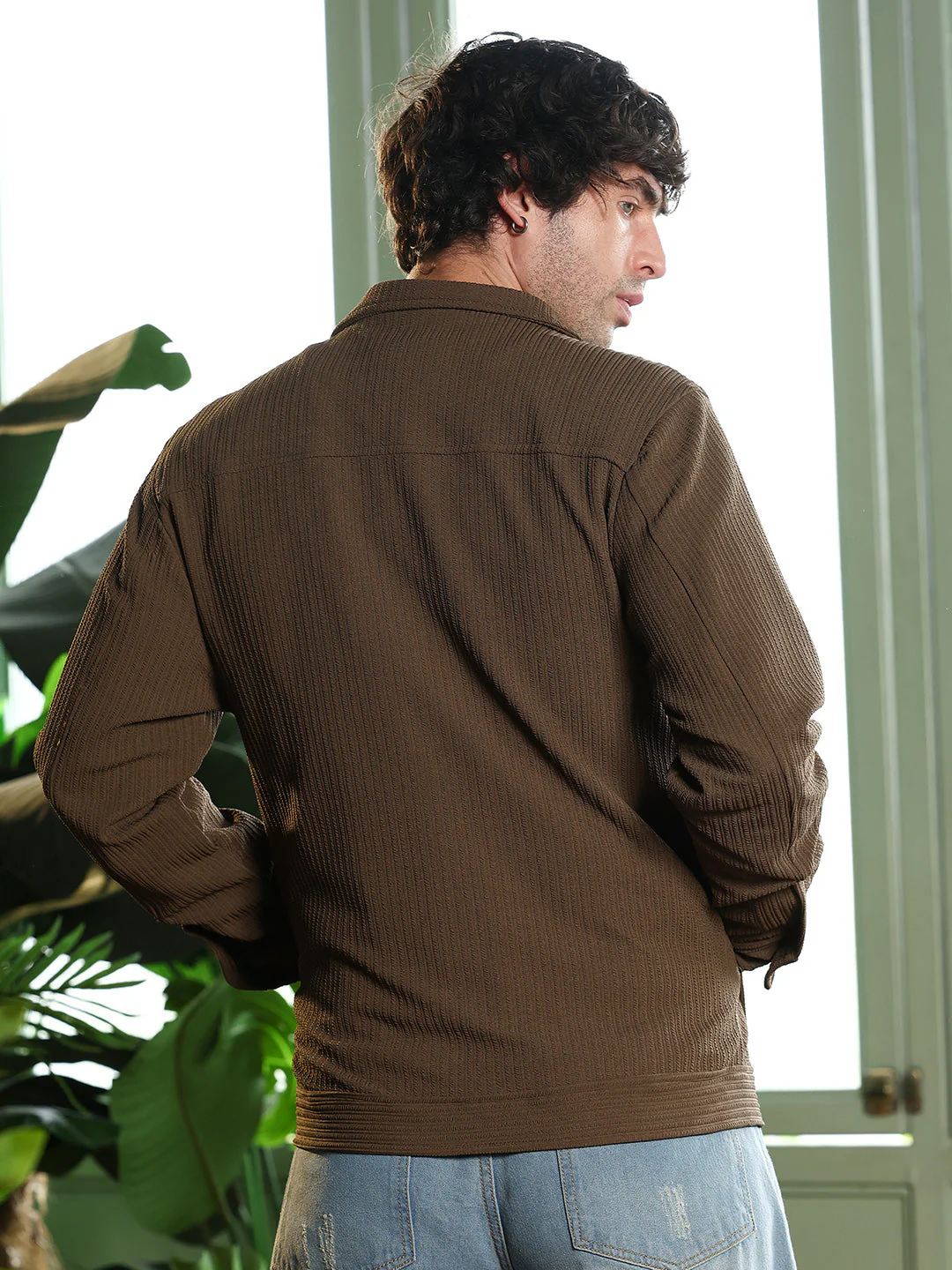 Crease-Tactile Panelled Jacket - Image 4