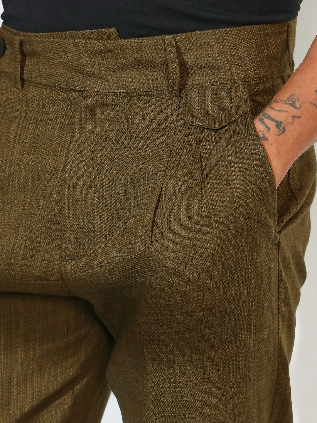 Lightweight - Tailored Linen-Blend Trousers - Image 7