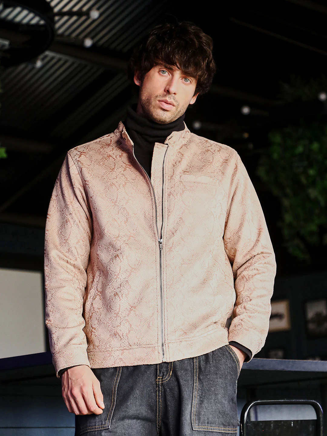 Reptilia-Jacquard Rider Jacket - Image 2