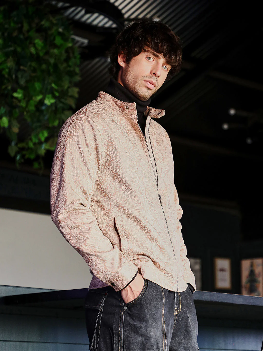 Reptilia-Jacquard Rider Jacket - Image 3