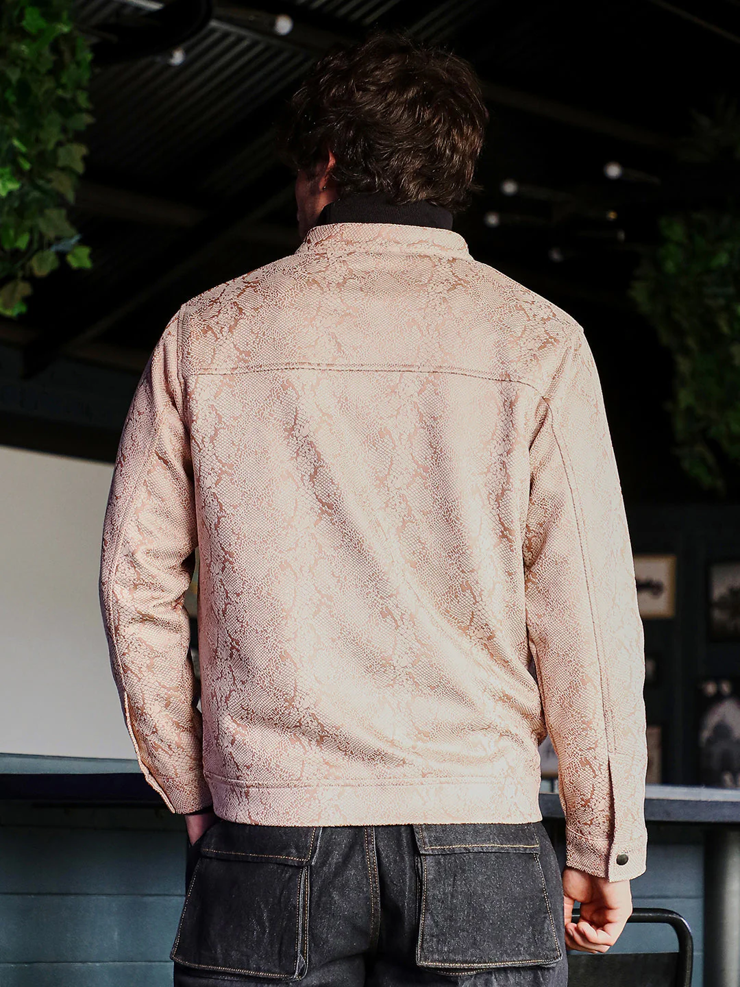 Reptilia-Jacquard Rider Jacket - Image 4