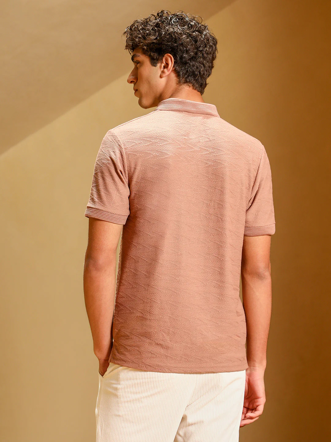 Spirit Weave Polo T-Shirt - Image 3