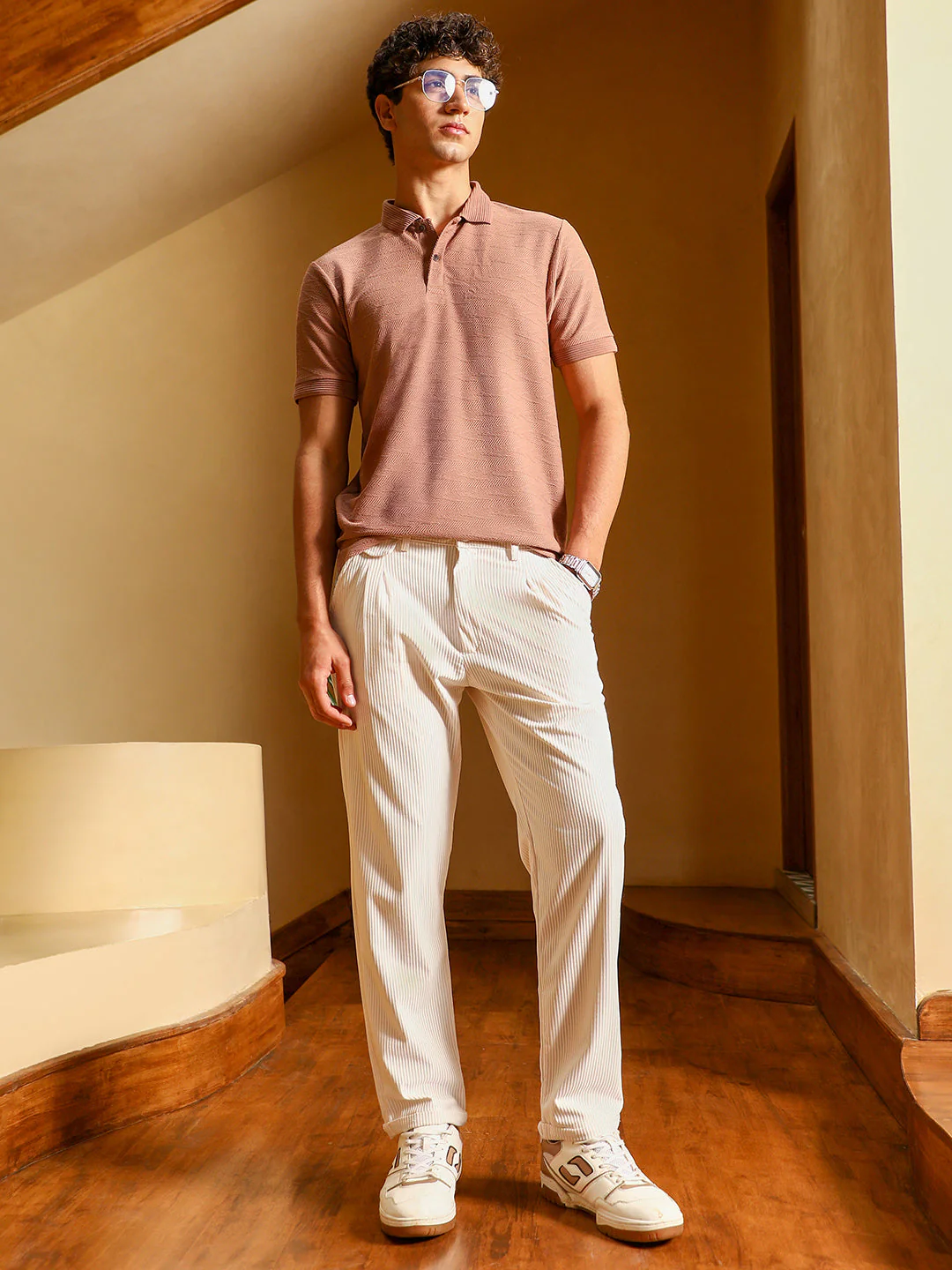 Spirit Weave Polo T-Shirt - Image 5