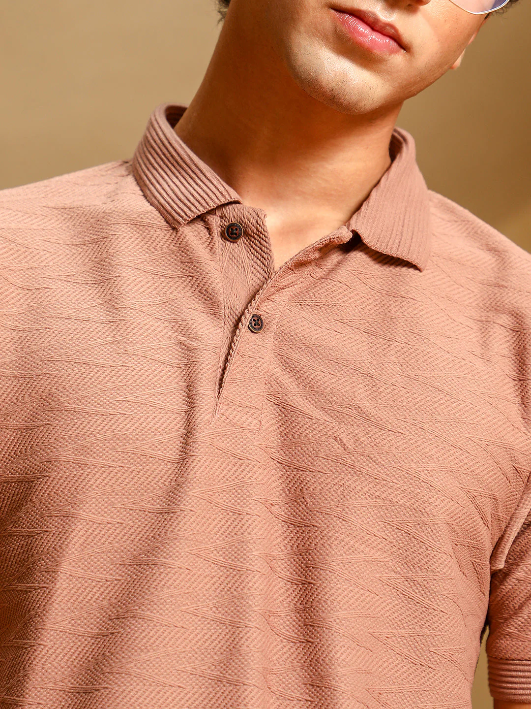 Spirit Weave Polo T-Shirt - Image 6