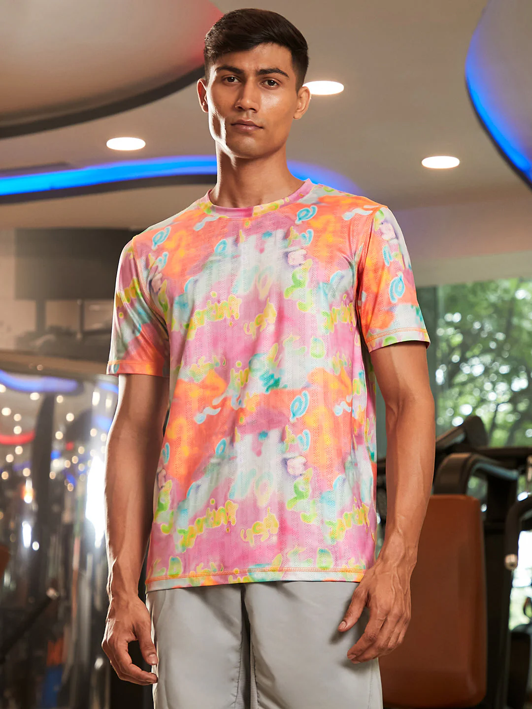 Abstract Activewear T-Shirt - Image 2