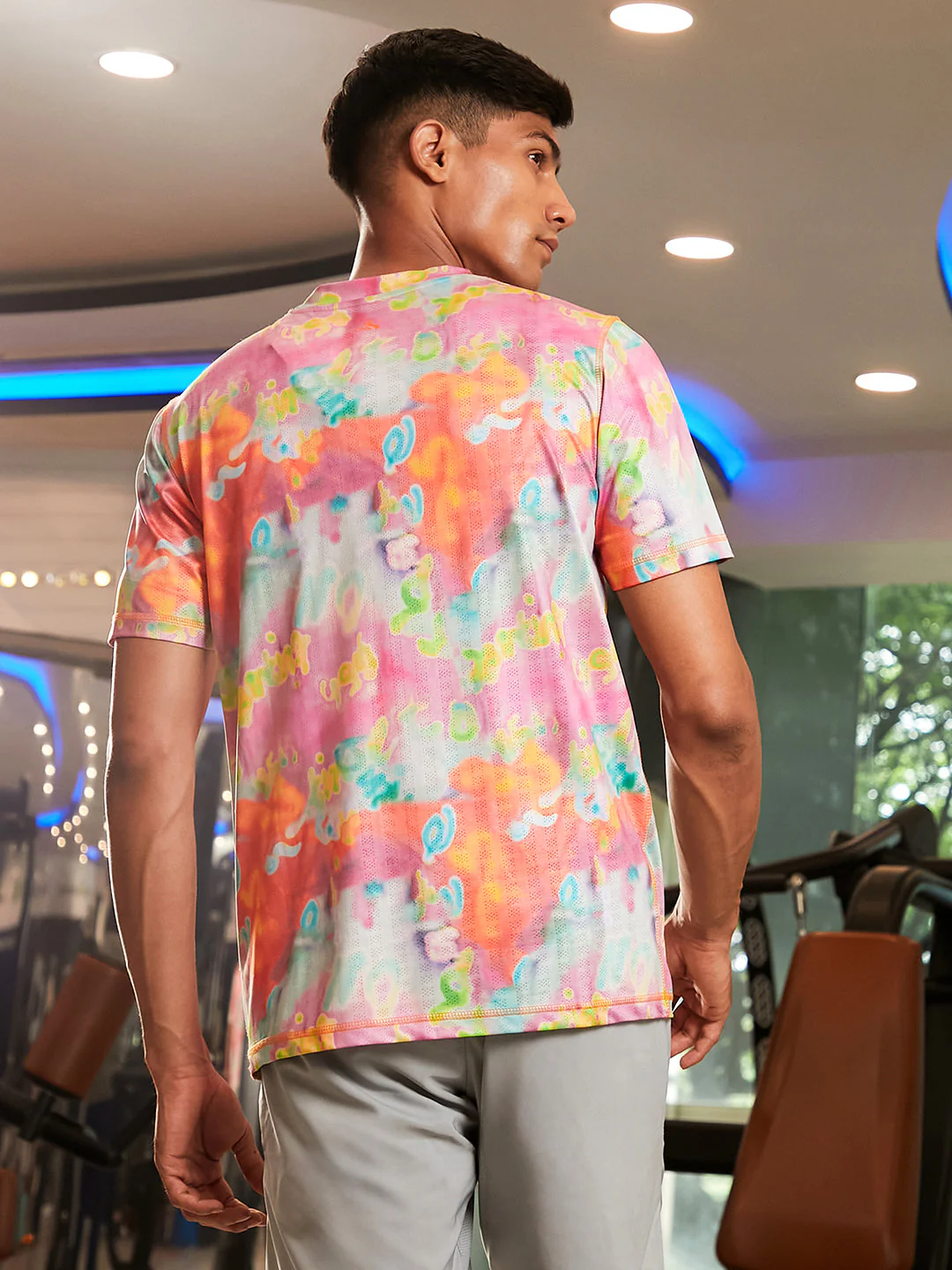 Abstract Activewear T-Shirt - Image 4