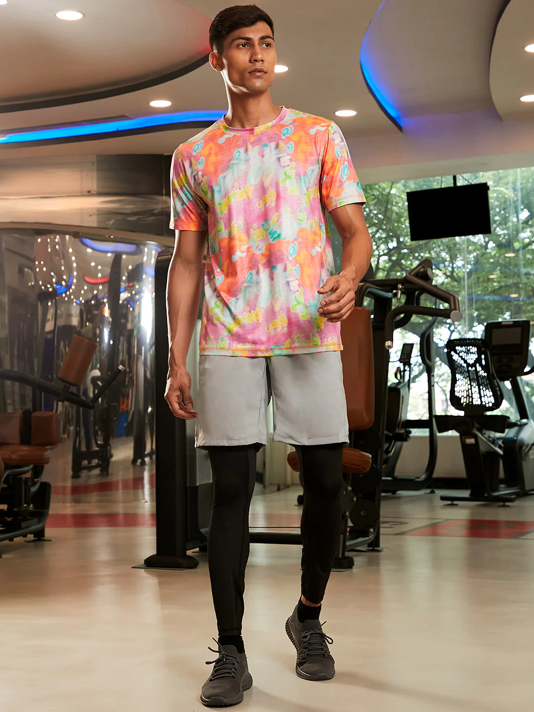 Abstract Activewear T-Shirt - Image 5