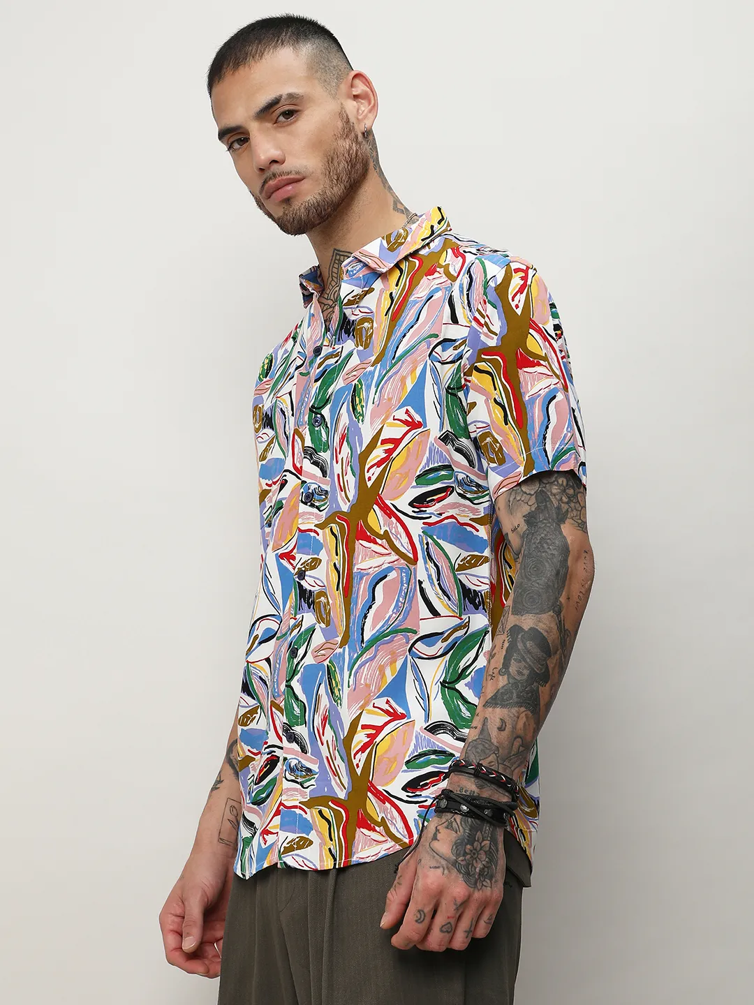 Abstract Foilage Shirt - Image 3