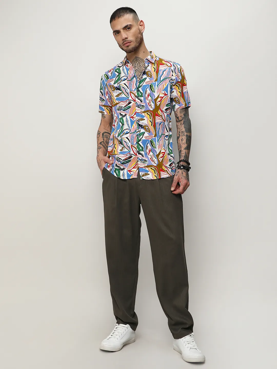 Abstract Foilage Shirt - Image 5