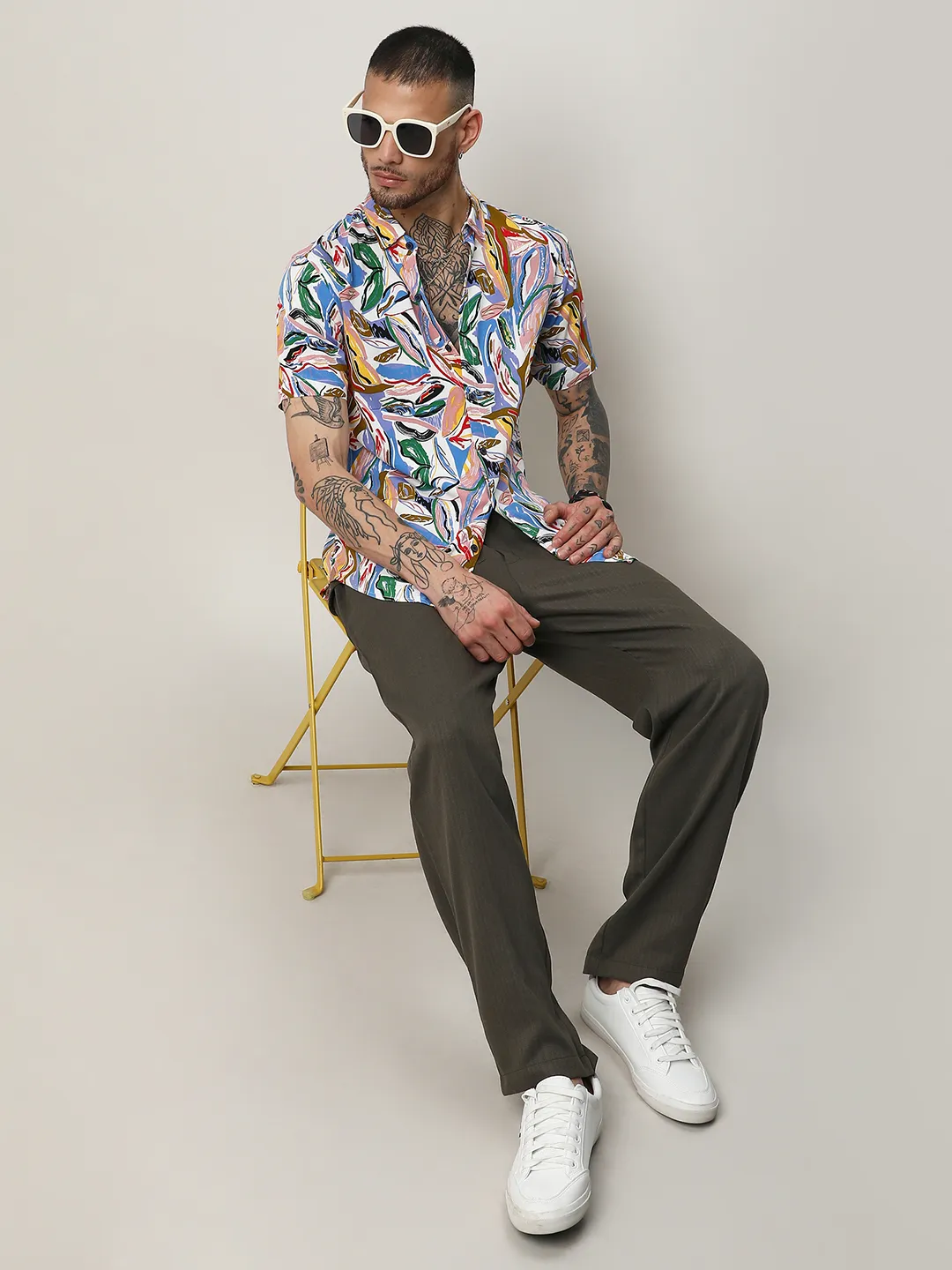 Abstract Foilage Shirt - Image 6