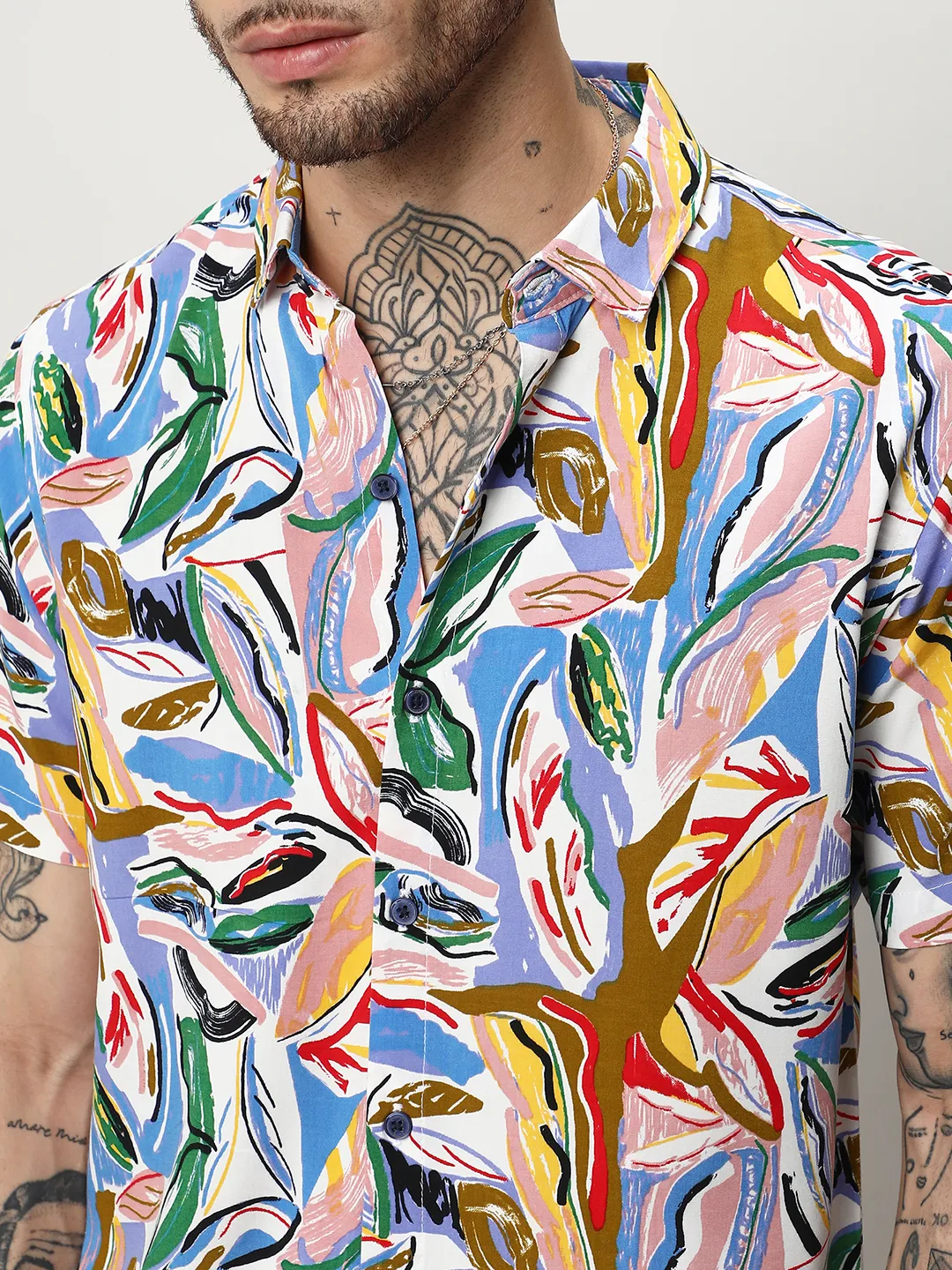 Abstract Foilage Shirt - Image 7