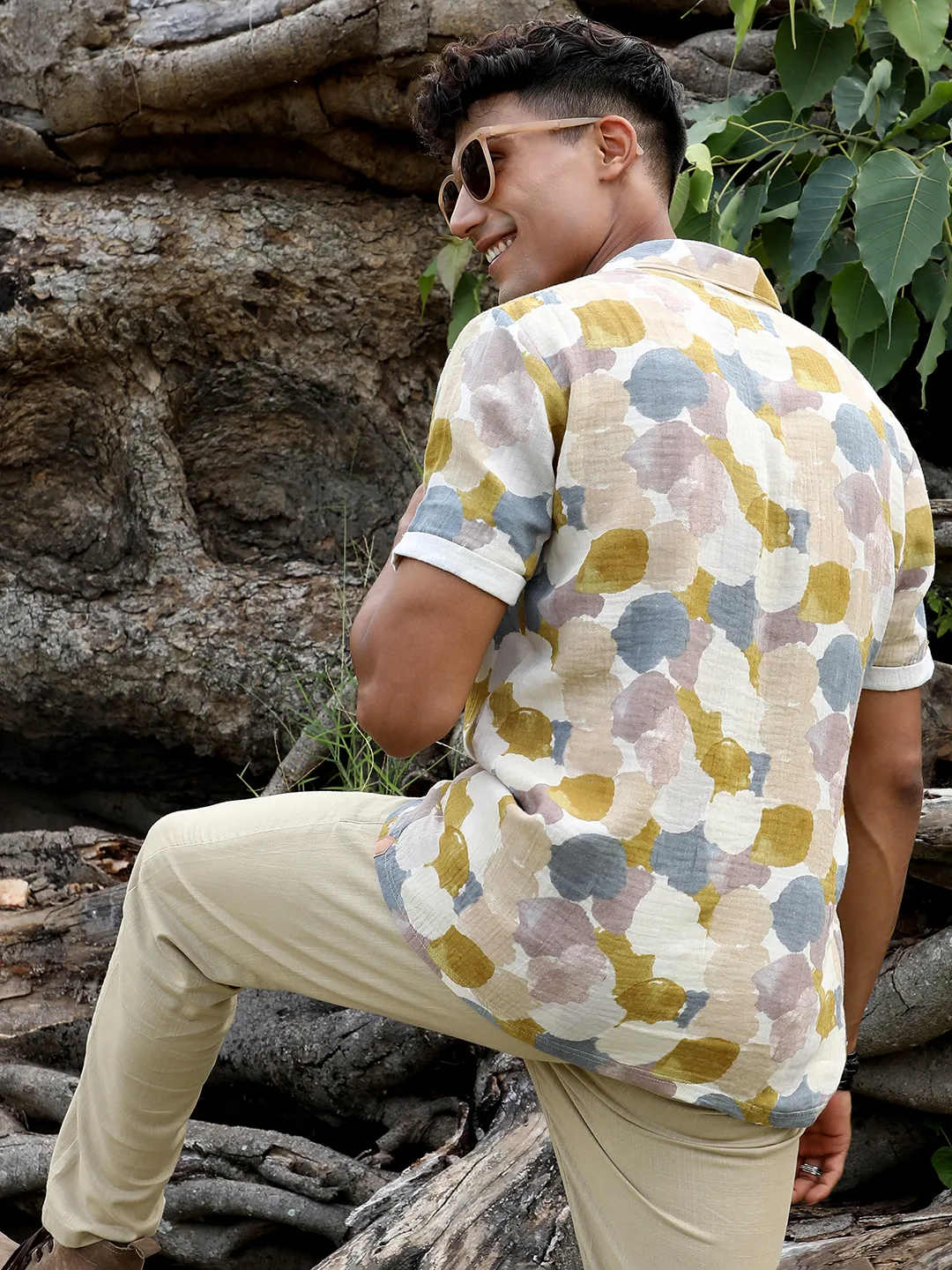 Abstract Print Shirt - Image 3