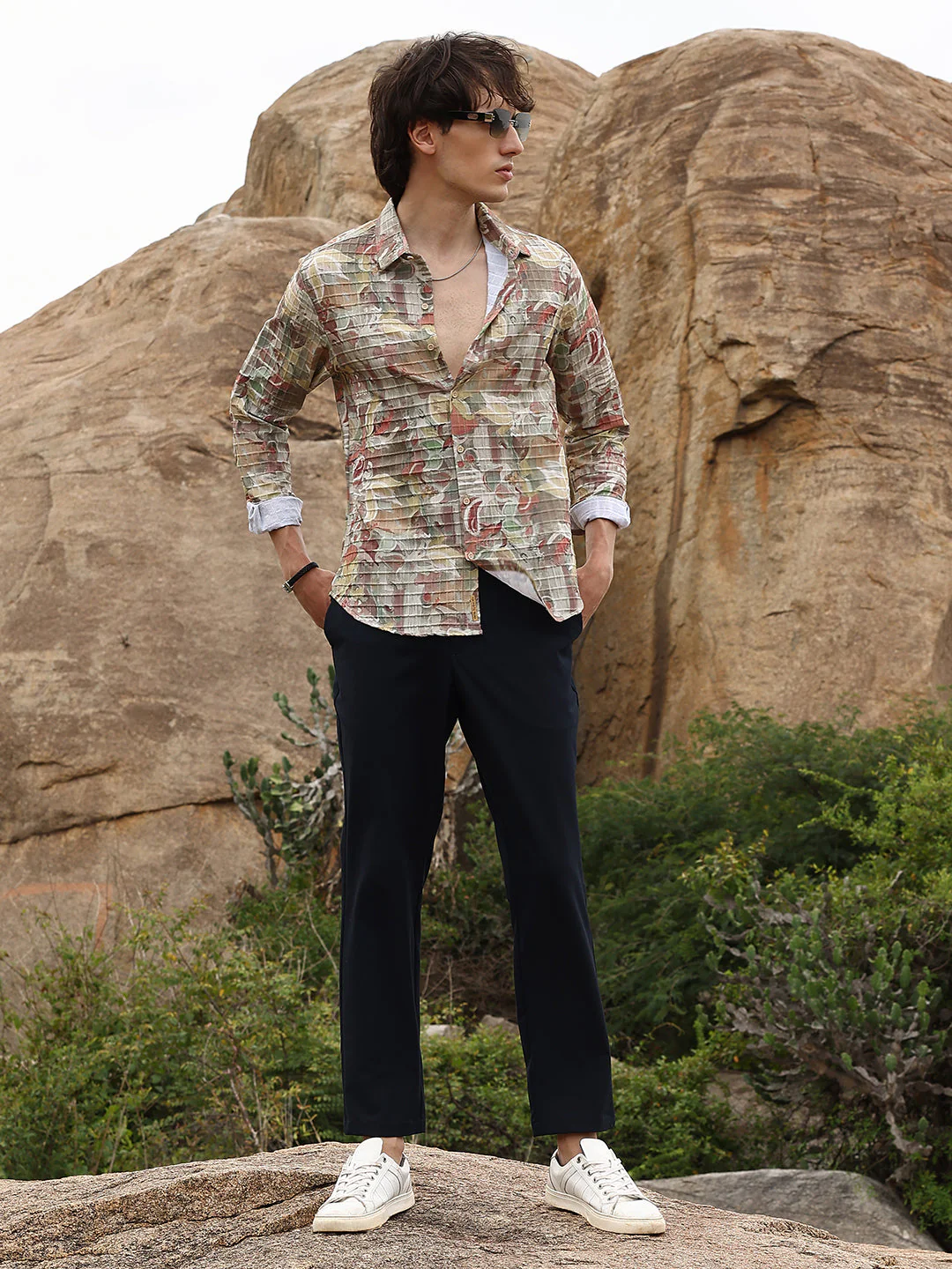 Artistic Botanical Shirt - Image 6