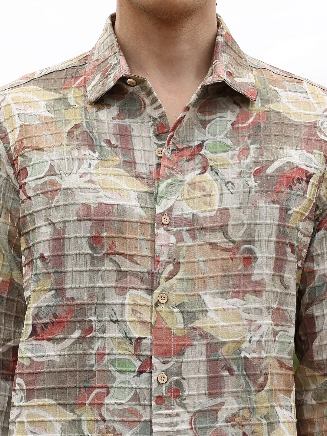 Artistic Botanical Shirt - Image 7