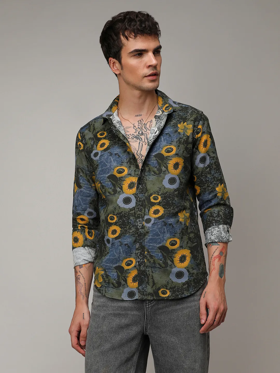 Botanical Abstract Shirt - Image 2