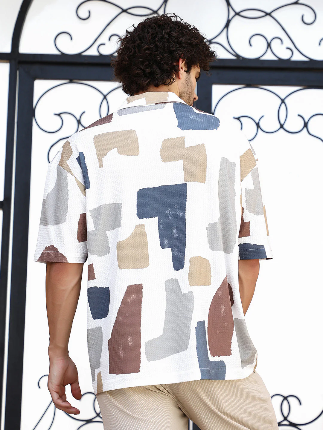 Bristle-Chaos Oversized Shirt - Image 4