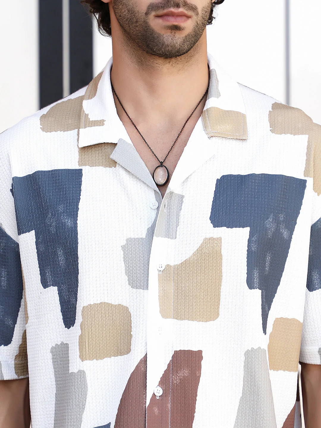 Bristle-Chaos Oversized Shirt - Image 7