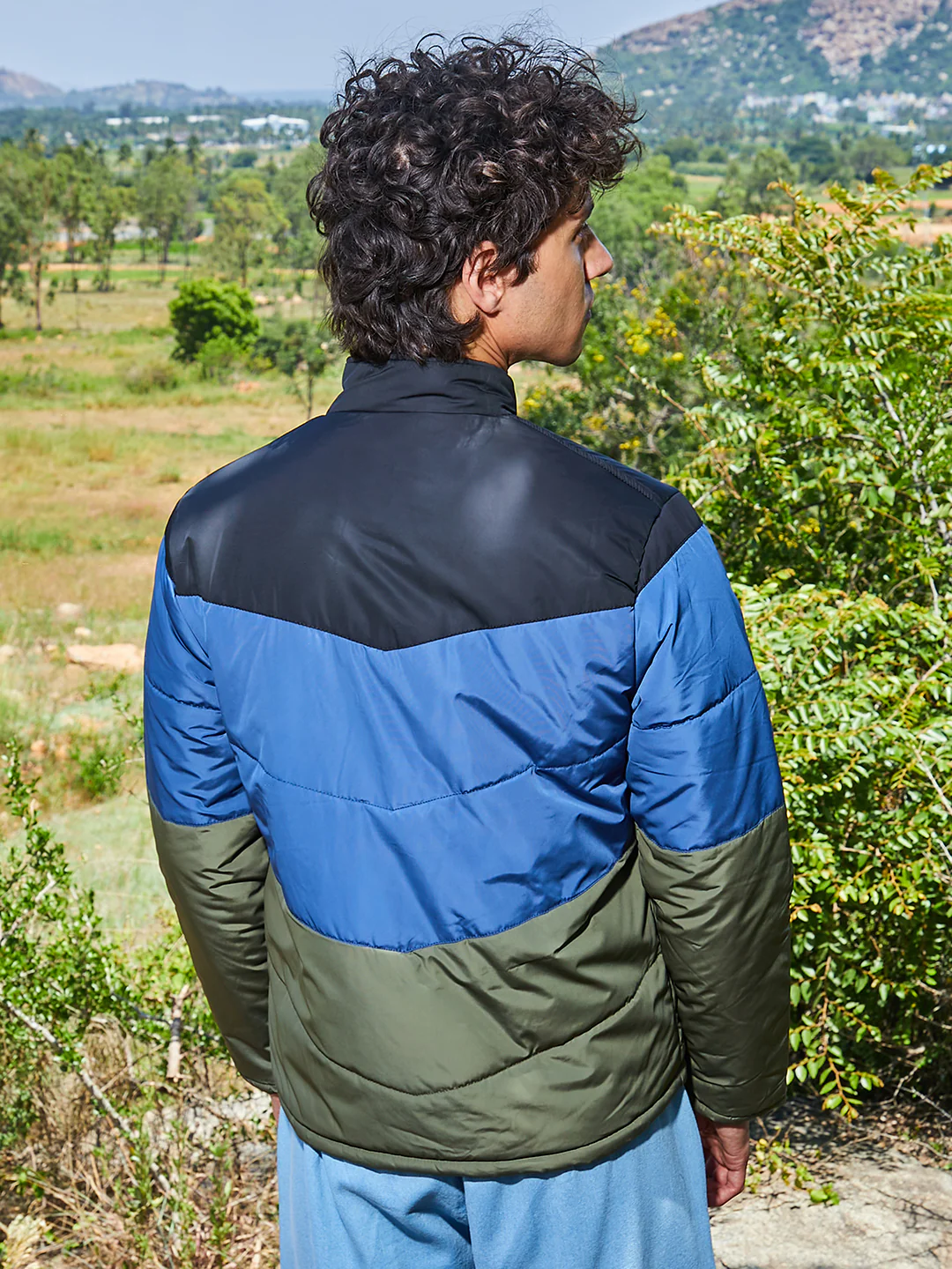 Contrast Panel Puffer Jacket - Image 4