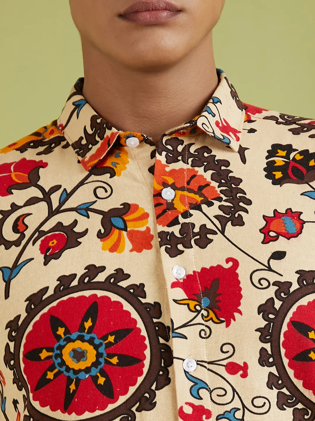 Ethnic Floral Shirt - Image 4