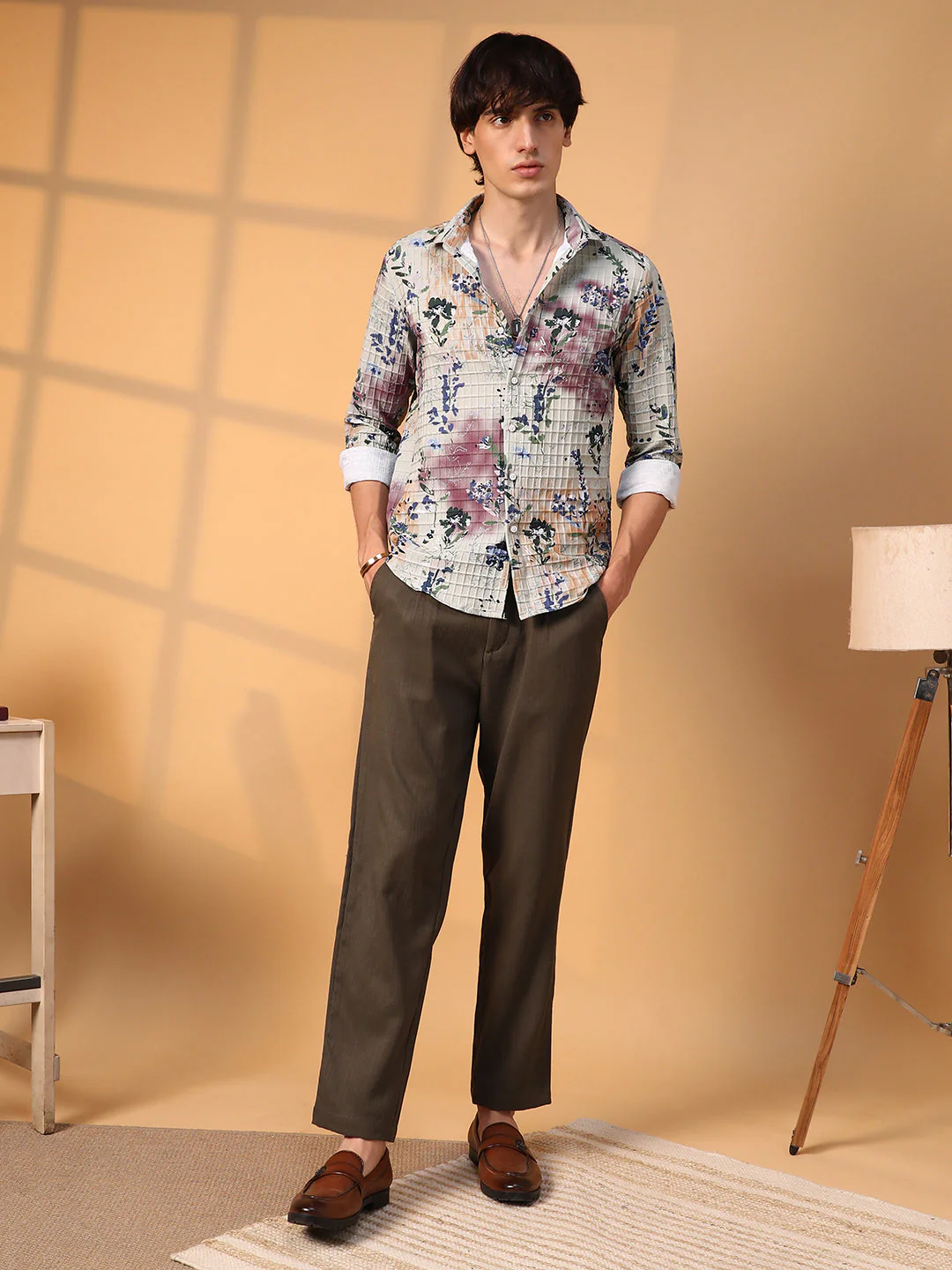 Floral-Waffle Shirt - Image 5