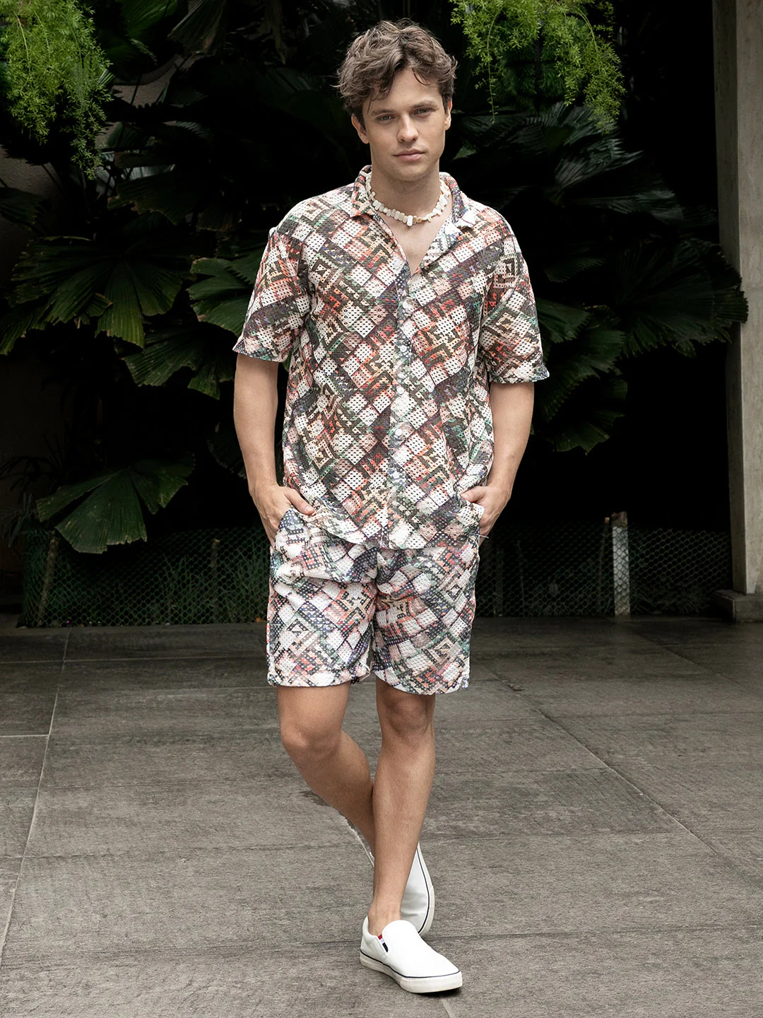 Hazy-Cubic Knit Co-Ord Set - Image 2