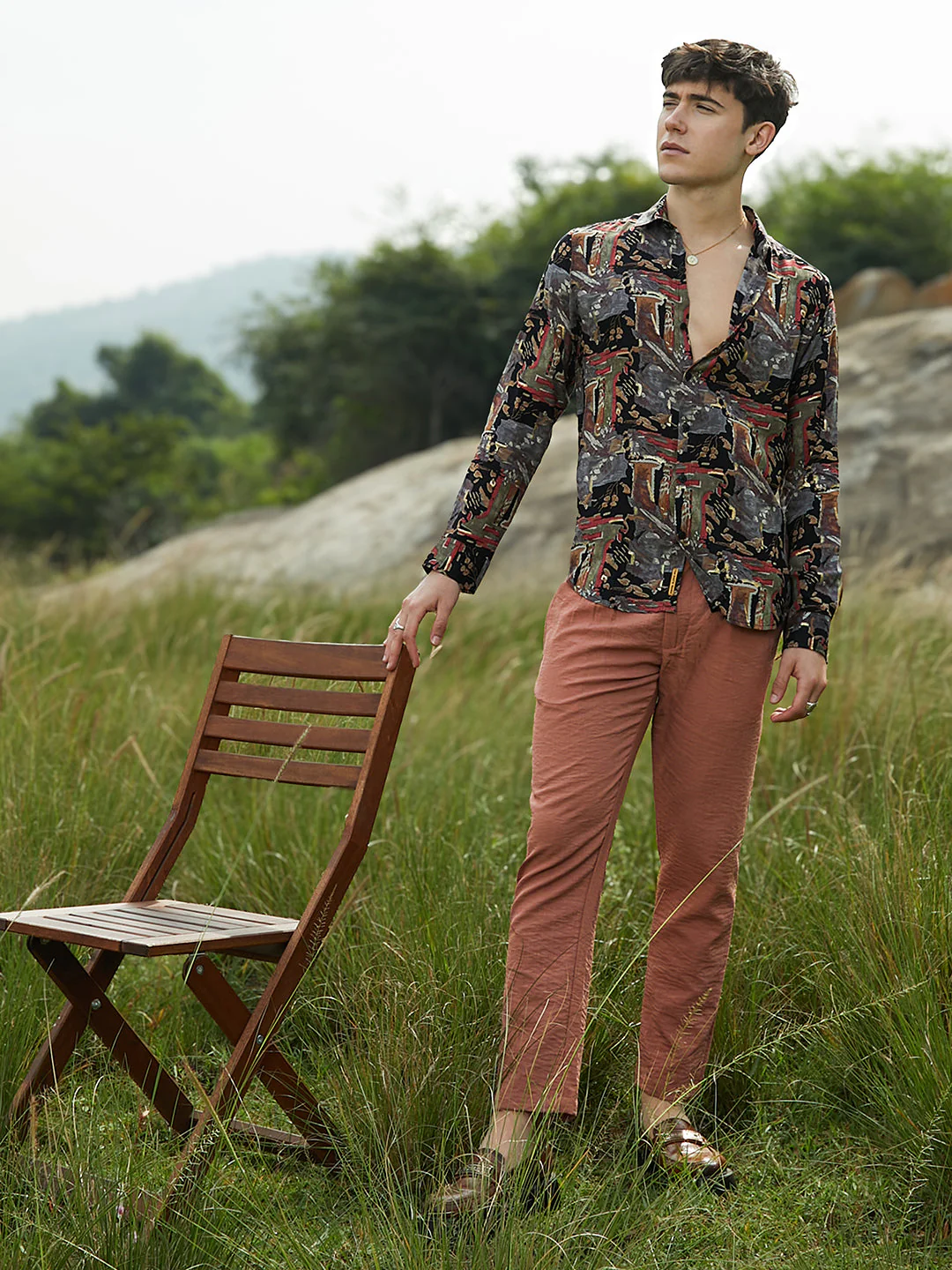 Impressionistic Foliage Shirt - Image 6