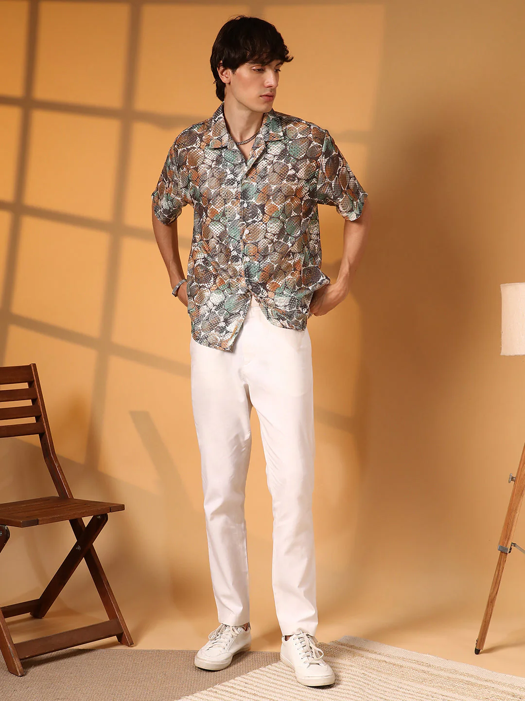 Pebble Knit Oversized Shirt - Image 5