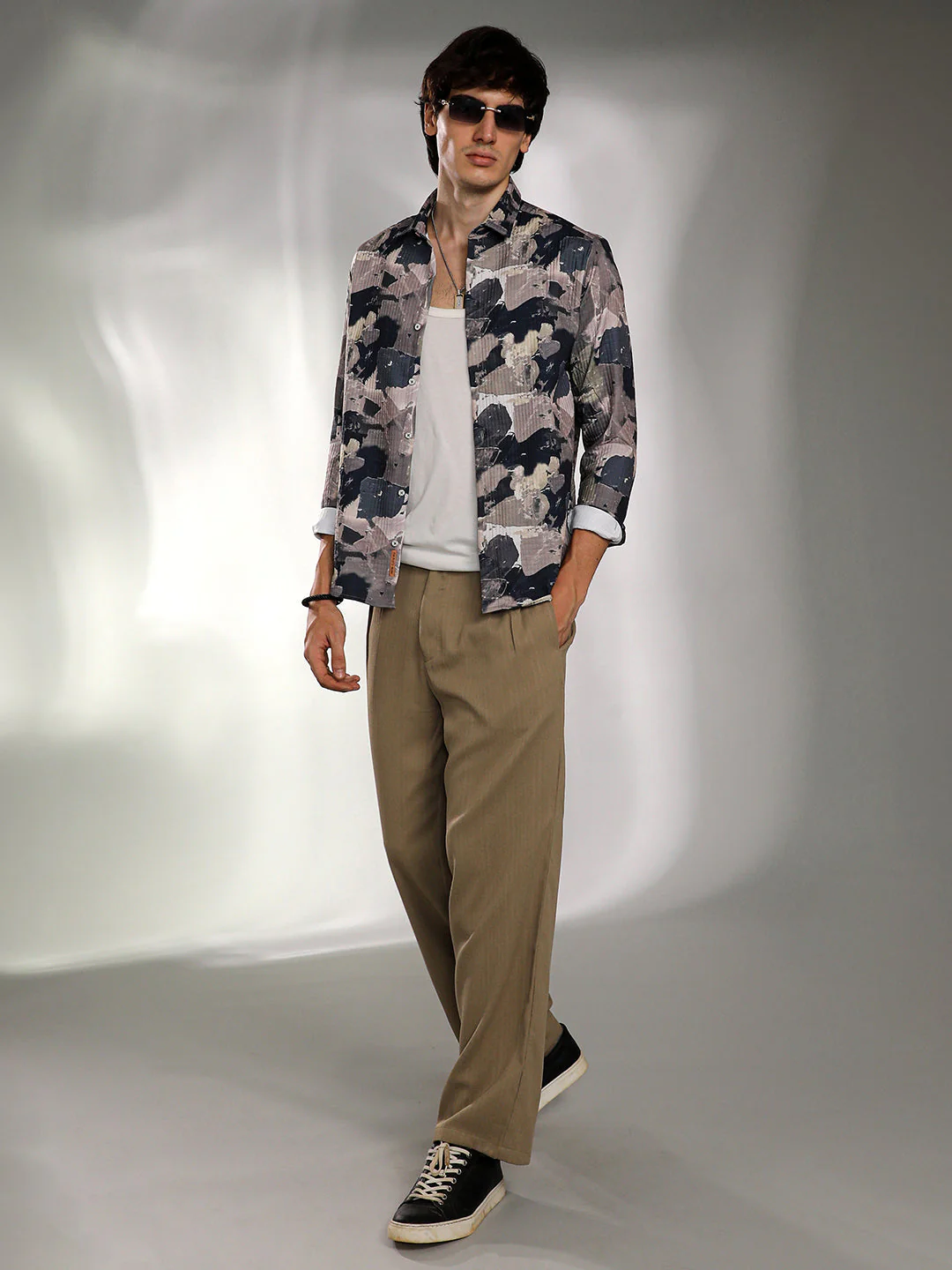 Splotch-Textured Shirt - Image 6