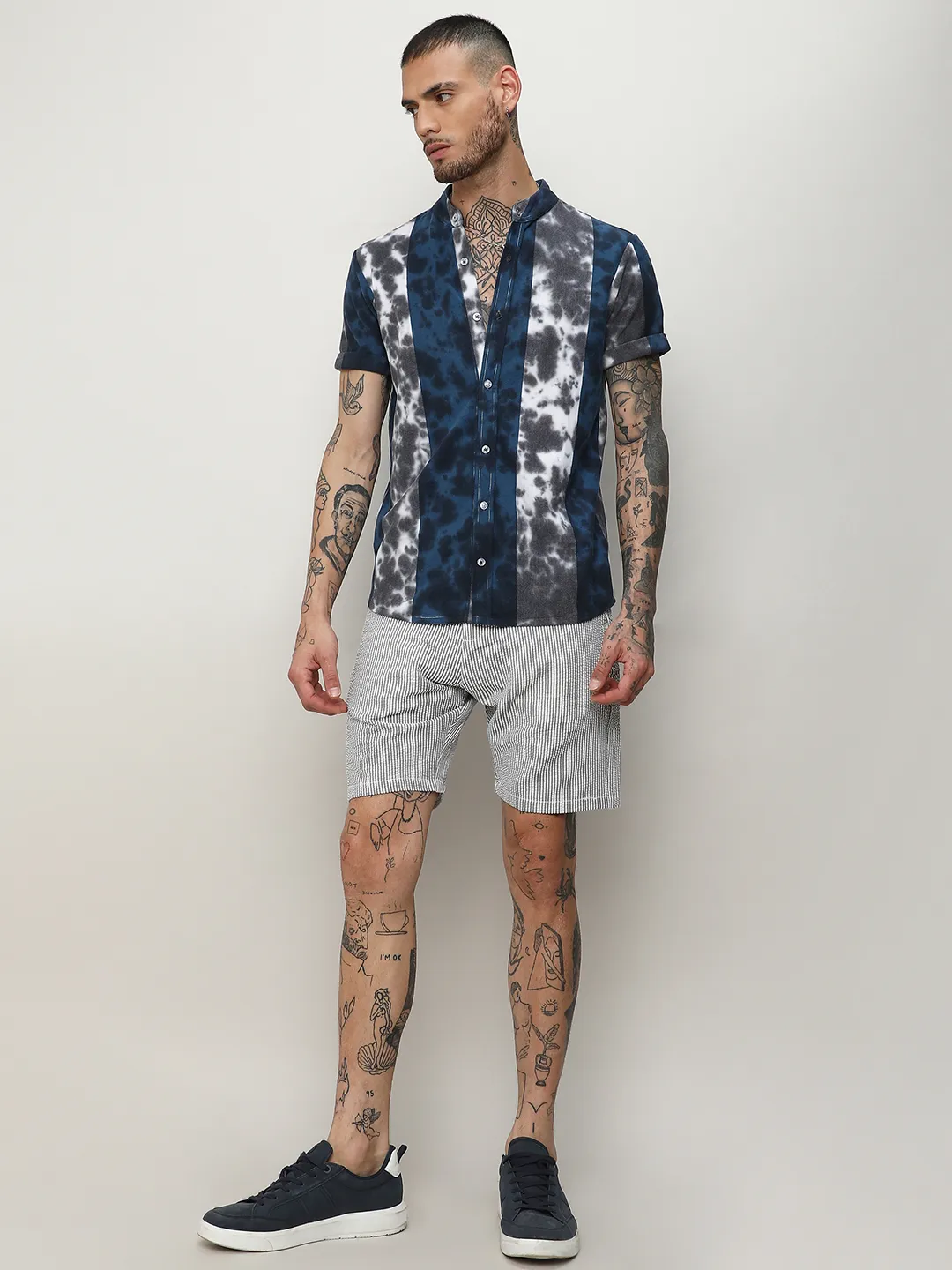 Tie-Dye Striped Shirt - Image 5
