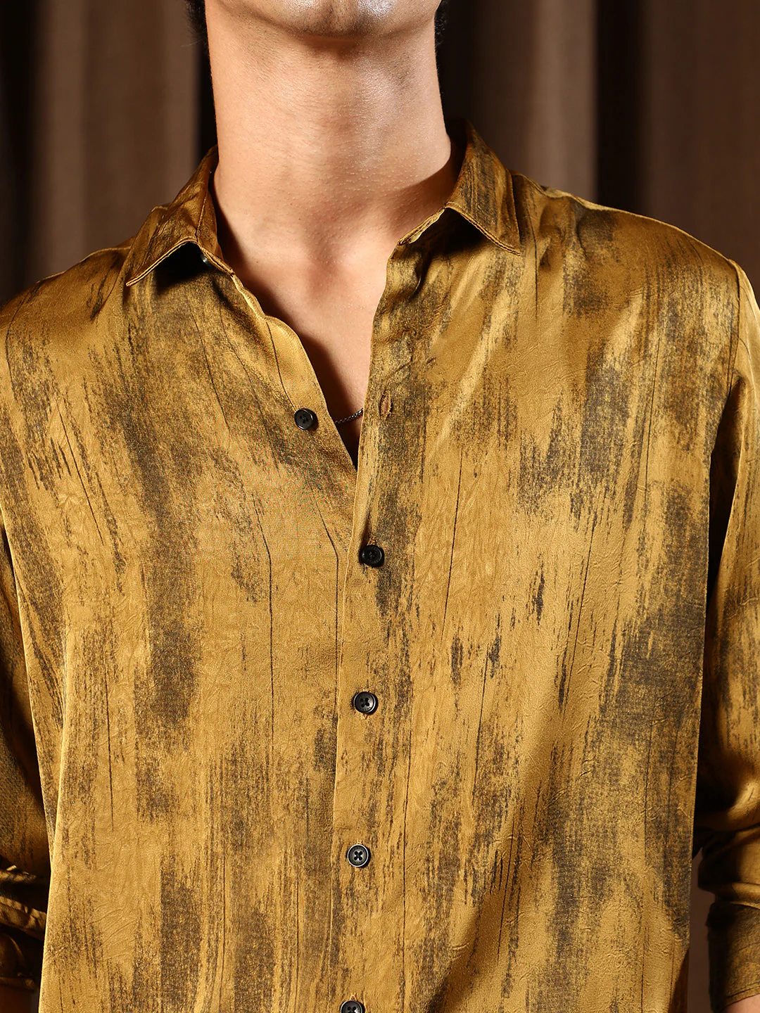 Gleaming-Grazed Satin Shirt - Image 7