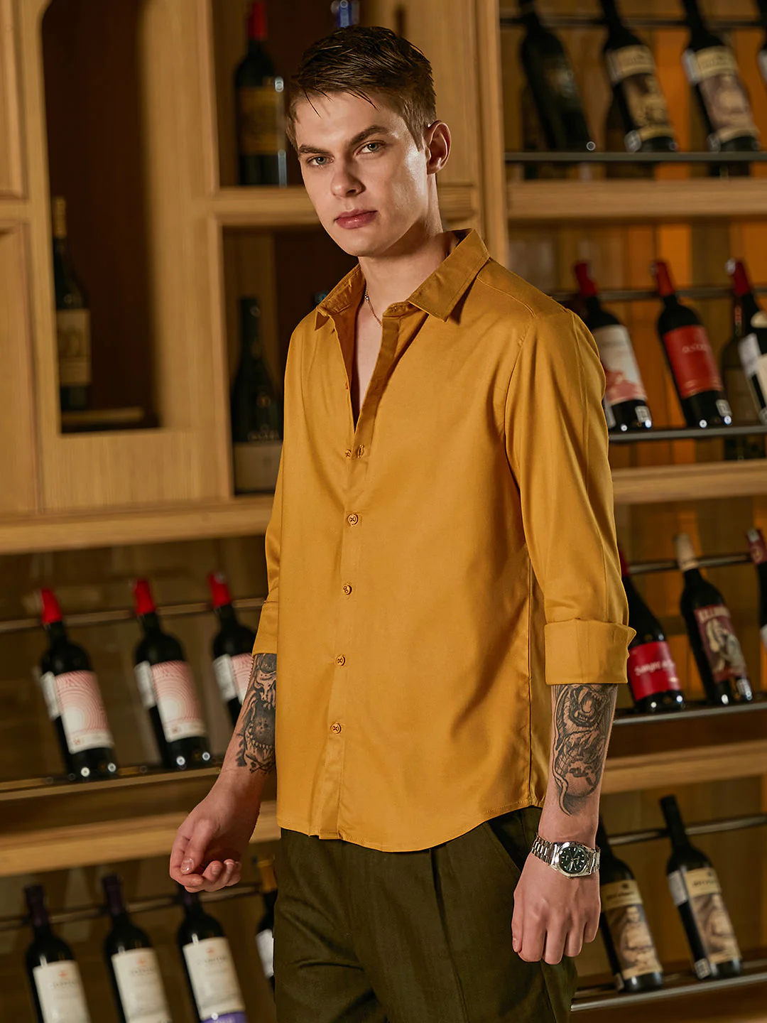 Solid Lustre Shirt - Image 3