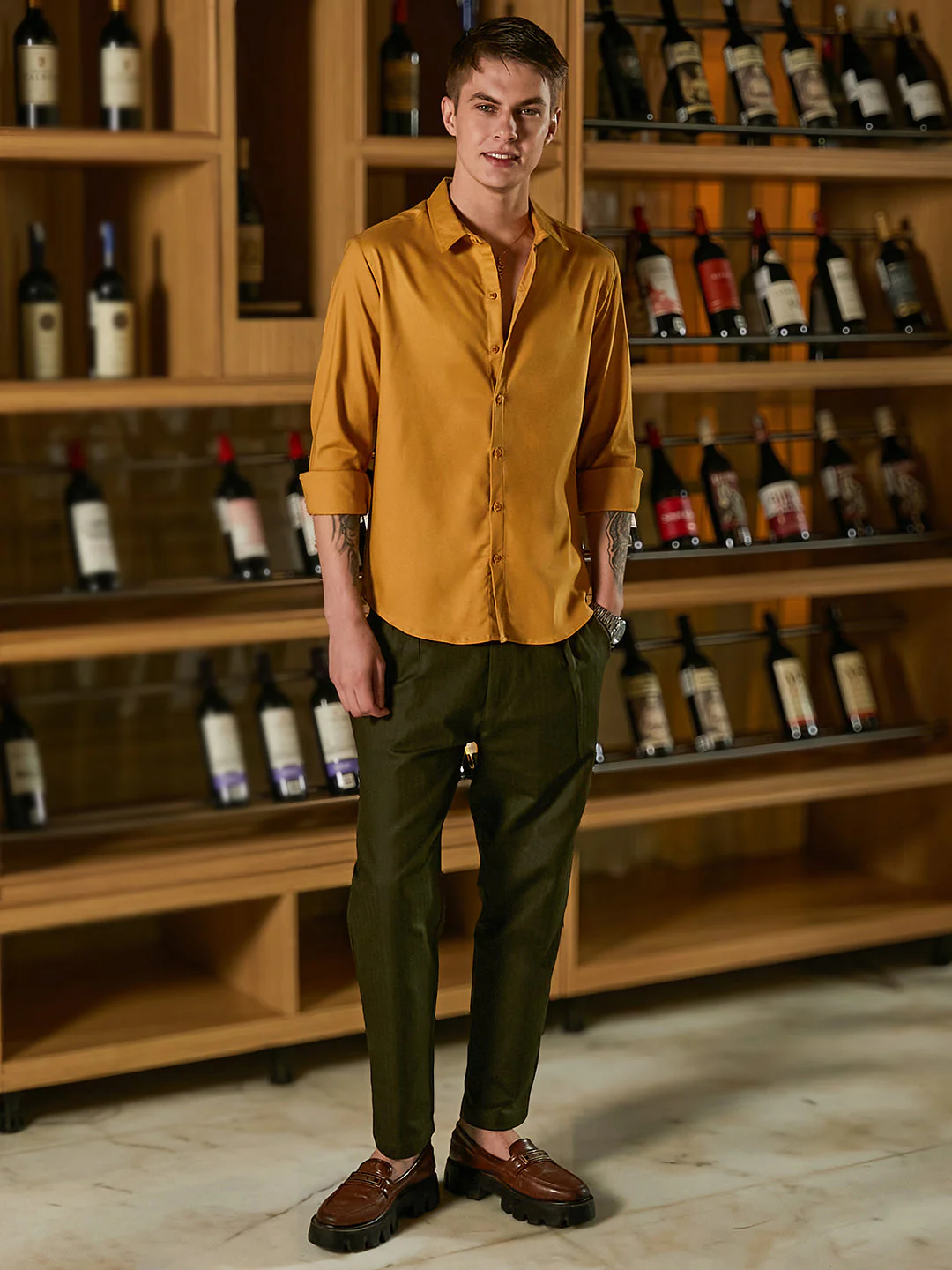 Solid Lustre Shirt - Image 5