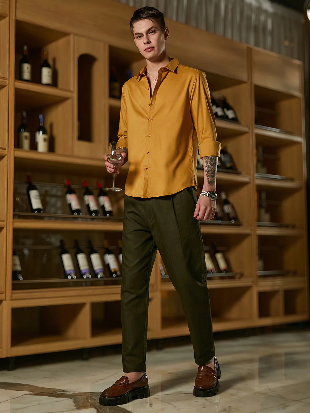 Solid Lustre Shirt - Image 6
