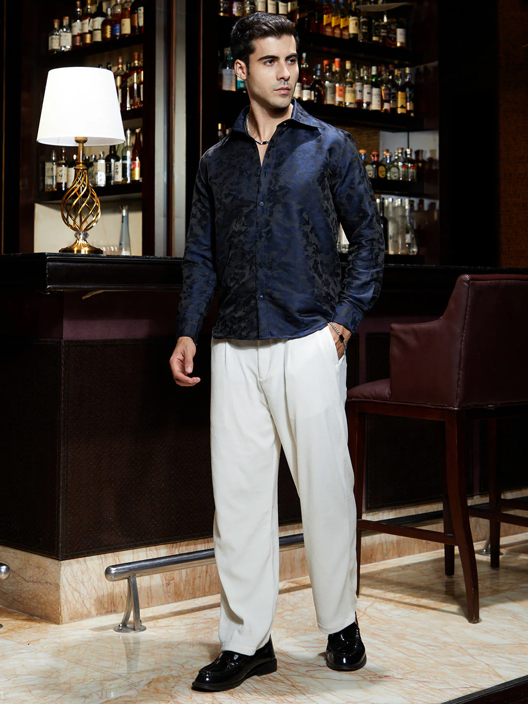 Abstract-Woven Shirt - Image 5